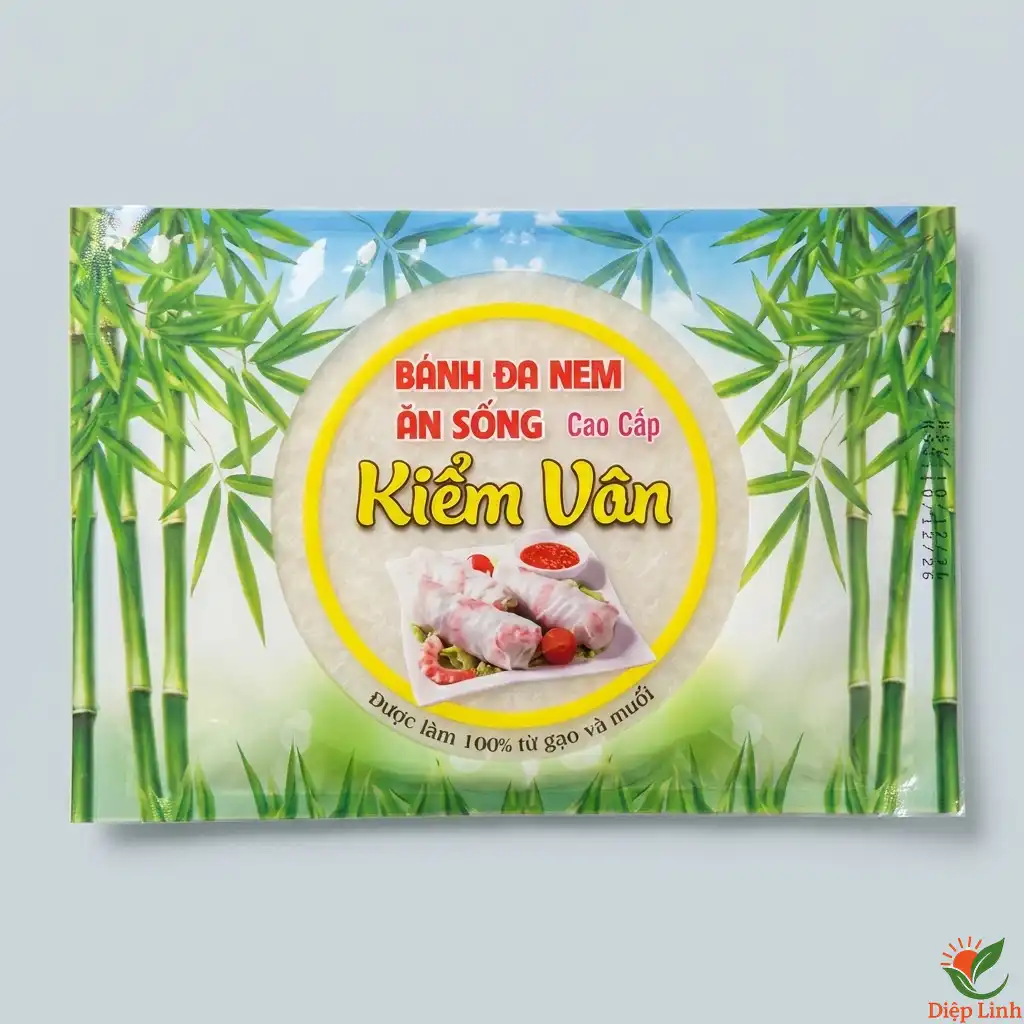 Bánh đa nem ăn sống Kiểm Vân 1 Bánh đa nem ăn sống Kiểm Vân